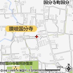 香川県高松市国分寺町国分2210周辺の地図