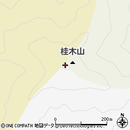 桂木山周辺の地図
