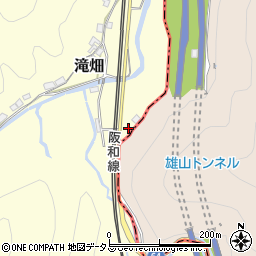 和歌山県和歌山市滝畑74周辺の地図