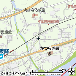 和歌山県伊都郡かつらぎ町中飯降1098周辺の地図