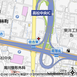 高松中央医療器株式会社 介護ショップ 源内周辺の地図