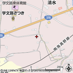 和歌山県橋本市清水408周辺の地図