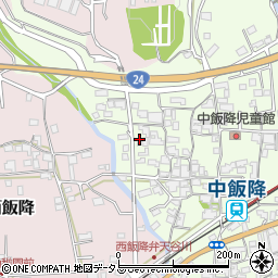 和歌山県伊都郡かつらぎ町中飯降366周辺の地図