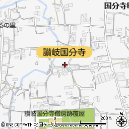 香川県高松市国分寺町国分2109周辺の地図