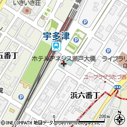 ホテルアネシス瀬戸大橋周辺の地図