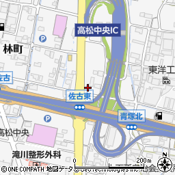 株式会社Ｔ‐ＷＯＲＫＳ高松中央インター営業所周辺の地図