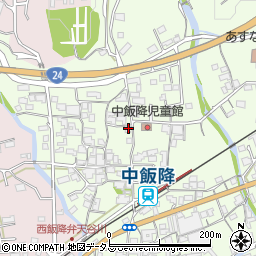 和歌山県伊都郡かつらぎ町中飯降288周辺の地図