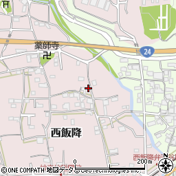 和歌山県伊都郡かつらぎ町西飯降139周辺の地図