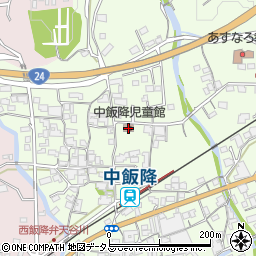 和歌山県伊都郡かつらぎ町中飯降284周辺の地図