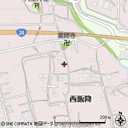 和歌山県伊都郡かつらぎ町西飯降192周辺の地図