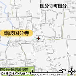 香川県高松市国分寺町国分2208周辺の地図
