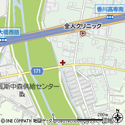 トキコテクノ四国支店周辺の地図