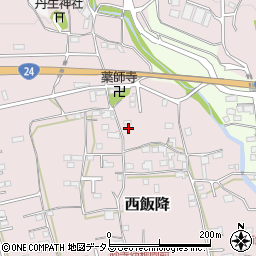 和歌山県伊都郡かつらぎ町西飯降154-1周辺の地図