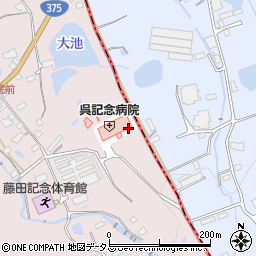 呉記念病院周辺の地図