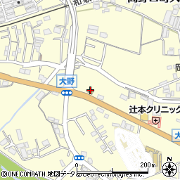 和歌山橋本高野口食堂周辺の地図