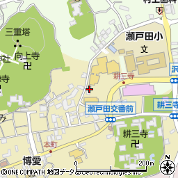尾道市役所　瀬戸田市民会館周辺の地図