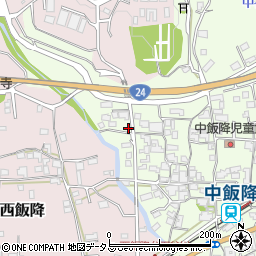 和歌山県伊都郡かつらぎ町中飯降394周辺の地図