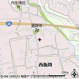 和歌山県伊都郡かつらぎ町西飯降154-2周辺の地図