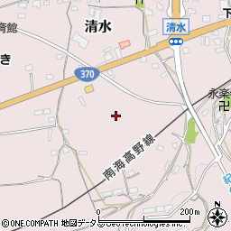 和歌山県橋本市清水493周辺の地図