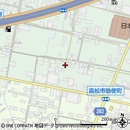 香川県高松市勅使町周辺の地図