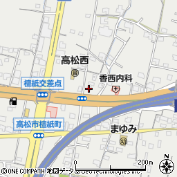 香川県高松市檀紙町1524-1周辺の地図