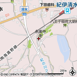 和歌山県橋本市清水695周辺の地図