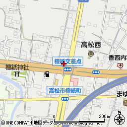 香川県高松市檀紙町1513-5周辺の地図