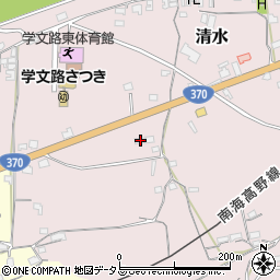 和歌山県橋本市清水400周辺の地図