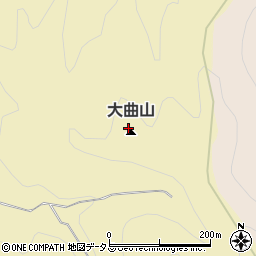 大曲山周辺の地図