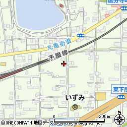 香川県高松市国分寺町新居322-4周辺の地図