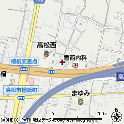 香川県高松市檀紙町1528-12周辺の地図