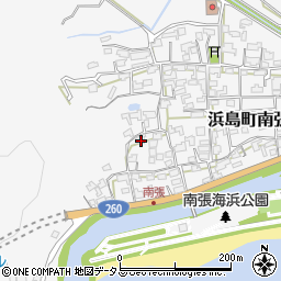 三重県志摩市浜島町南張1552-1周辺の地図