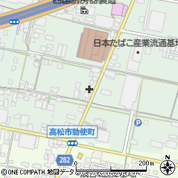 香川銀行勅使支店周辺の地図