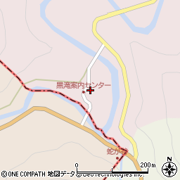 道の駅 吉野路黒滝 レストラン周辺の地図