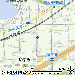 香川県高松市国分寺町新居247周辺の地図