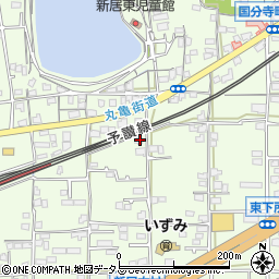 香川県高松市国分寺町新居322-3周辺の地図