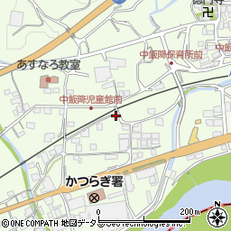 和歌山県伊都郡かつらぎ町中飯降1074周辺の地図