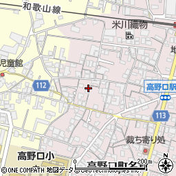 和歌山県橋本市高野口町名倉762周辺の地図