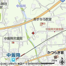 和歌山県伊都郡かつらぎ町中飯降1043周辺の地図