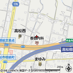 香川県高松市檀紙町1529-10周辺の地図