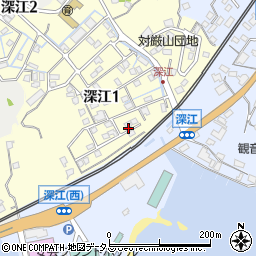 深江1-7-15駐車場(1)周辺の地図