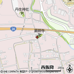 和歌山県伊都郡かつらぎ町西飯降290周辺の地図