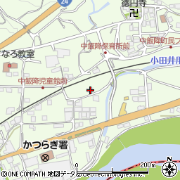 和歌山県伊都郡かつらぎ町中飯降1212周辺の地図