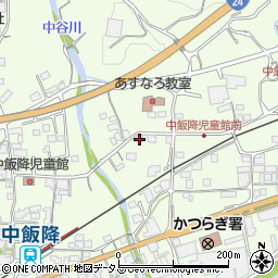 和歌山県伊都郡かつらぎ町中飯降1058周辺の地図