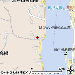 広島県尾道市瀬戸田町高根1074周辺の地図