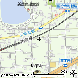 香川県高松市国分寺町新居272-8周辺の地図