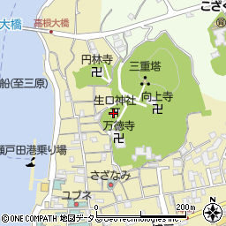 広島県尾道市瀬戸田町瀬戸田160周辺の地図
