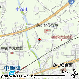 和歌山県伊都郡かつらぎ町中飯降1051周辺の地図