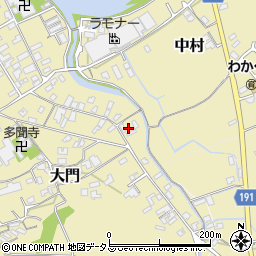 香川県綾歌郡宇多津町大門1086-2周辺の地図