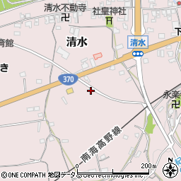和歌山県橋本市清水492周辺の地図